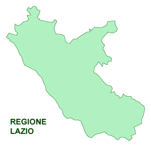 Mappa del Lazio